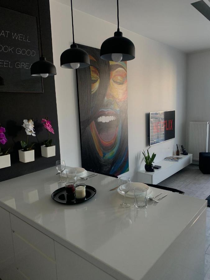 Апартаменты Two-Levels Penthouse With A Garden In The City Center Лодзь Экстерьер фото