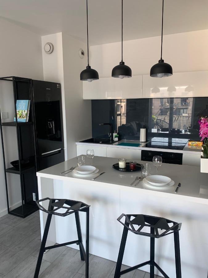 Апартаменты Two-Levels Penthouse With A Garden In The City Center Лодзь Экстерьер фото